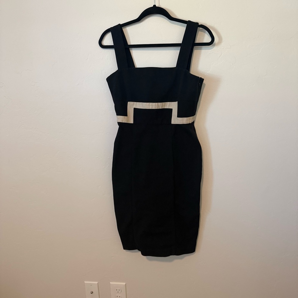 Diane Von Furstenberg Black and Tan dress - Picture 2 of 4